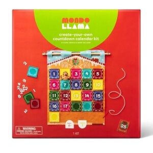 Mondo Llama Create Your Own Countdown Christmas Calendar Kit